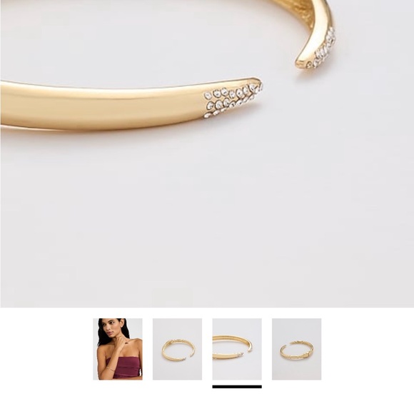 Gold Cuff Bracelet - Picture 3 of 5